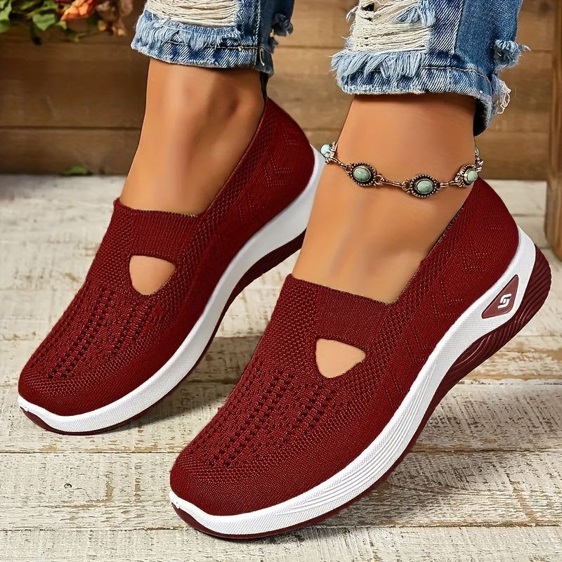 Comfortable Airy Mesh Women's Sneakers for Daily Wear - VogeLuxe