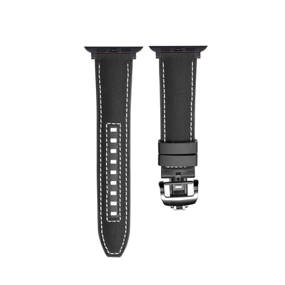 Soft Silicone Apple Watch Strap With Secure Buckle