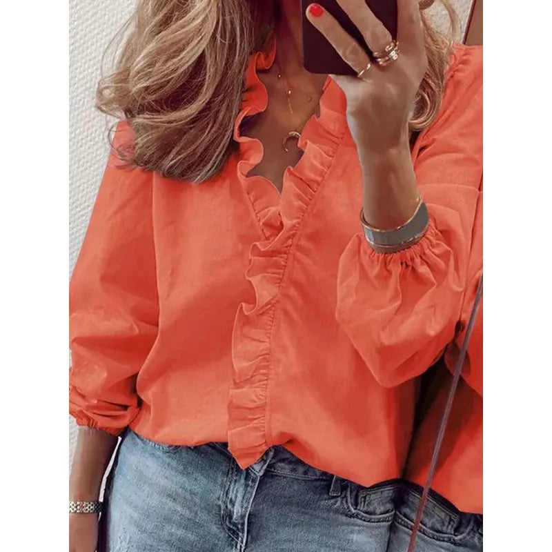 Fashionable Ladies Classic Style Shirt