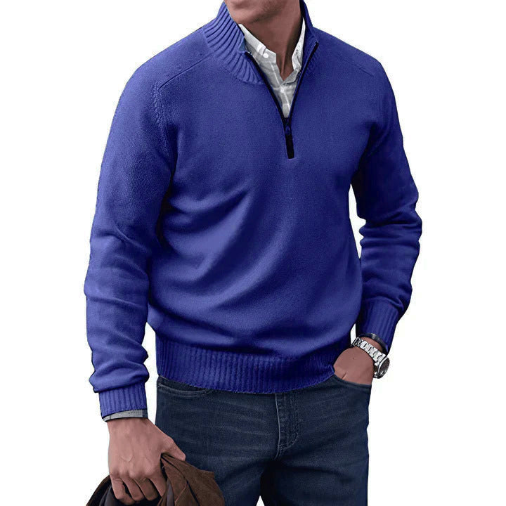Men's Lightweight Quarter Zip Sweater