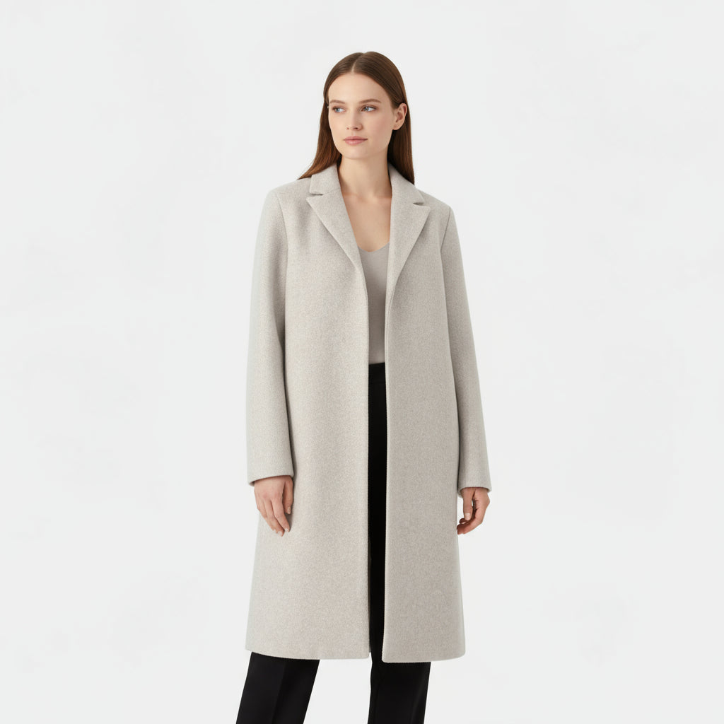 Elegant Women's Overcoat - Timeless Simple Style - VogeLuxe