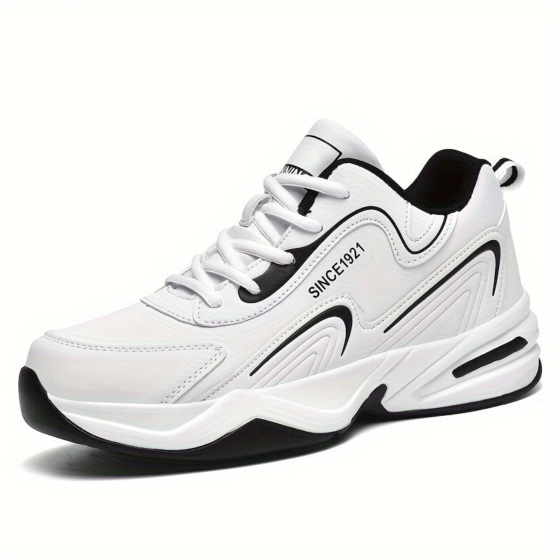 Men's Breathable Lightweight Grip Lace-Up Running Shoes - BritishElegance