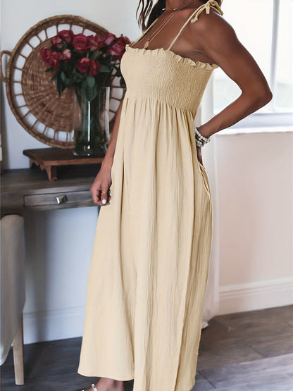 Relaxed Fit Women's Summer Wide Leg Jumpsuit