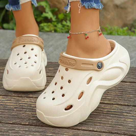 Comfortable Slip On Platform Shoes - VogeLuxe