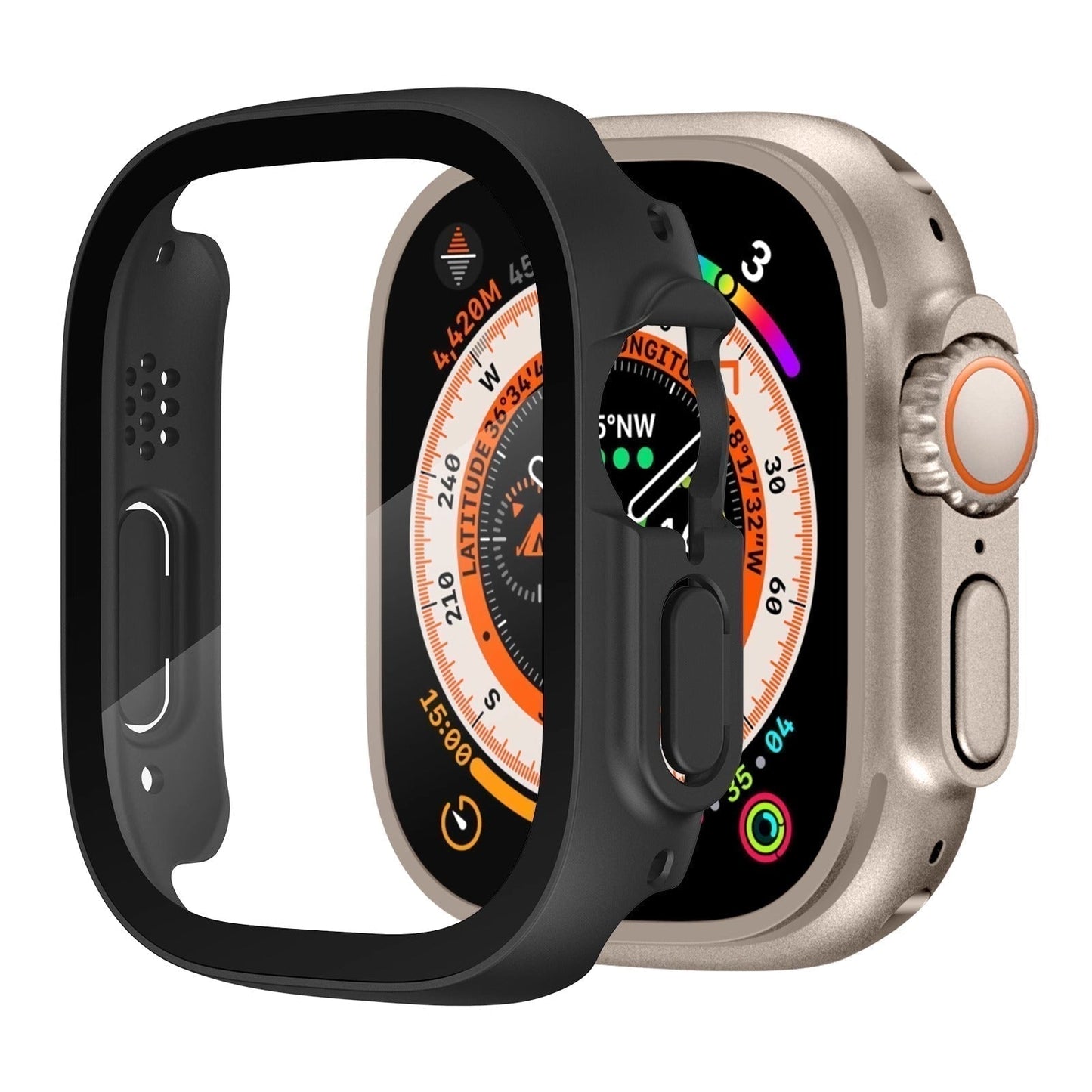 Tough Apple Watch Ultra Case With Clear Screen Guard