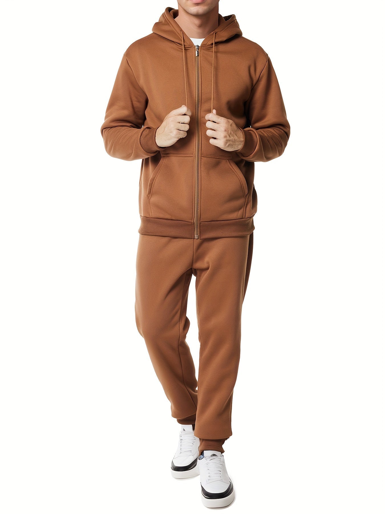 Classic Comfortable Men's Tracksuit Hoodie and Pants Set