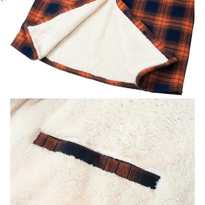 VogeLuxe | Men’s Wide Wale Corduroy Bomber Jacket with Shearling Lining