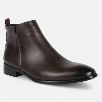 Stylish Men's Leather Chelsea Ankle Boots