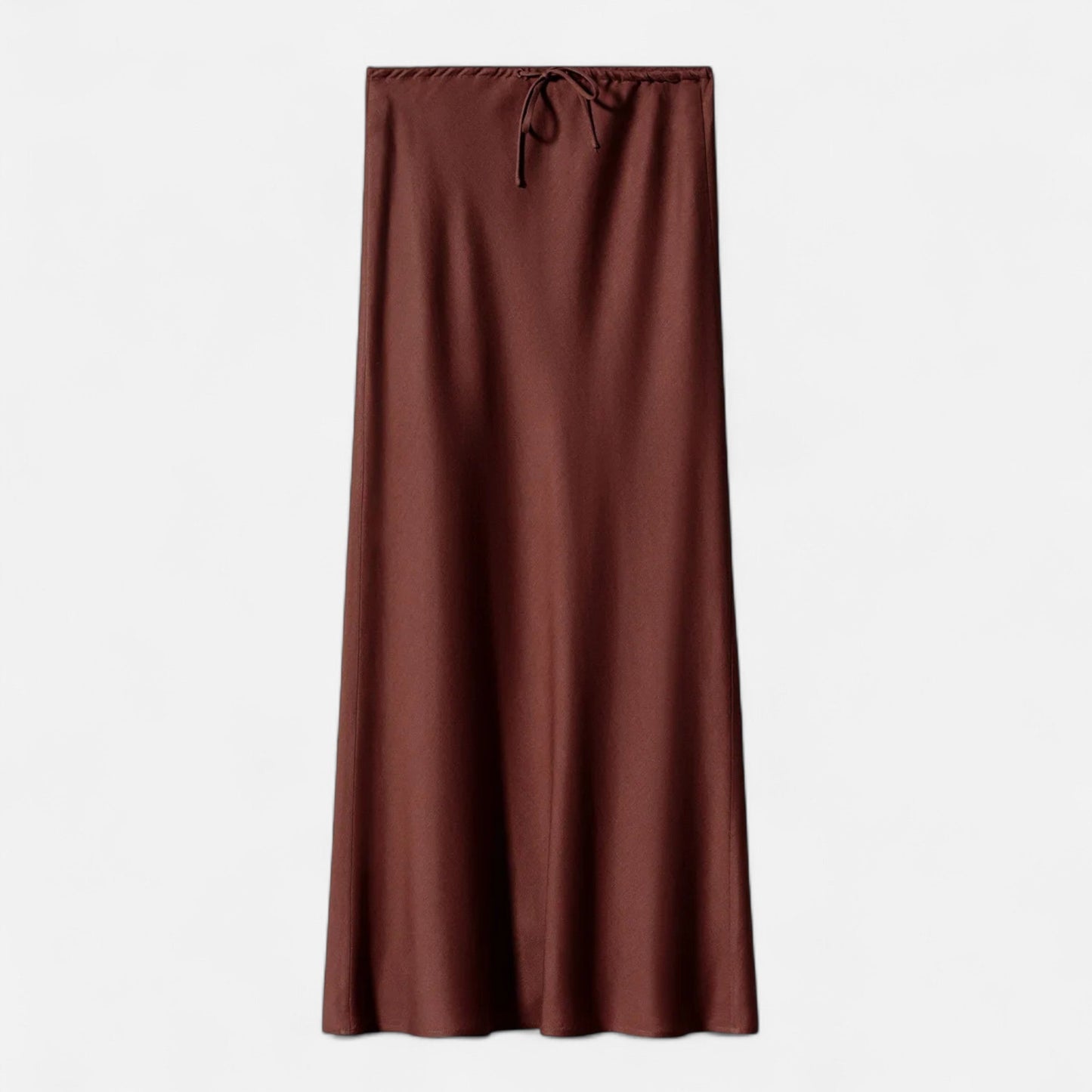 VogeLuxe | Ladies Luxury High Waist Satin Skirt - VogeLuxe