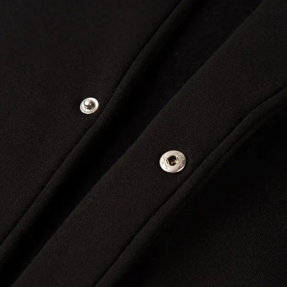 VogeLuxe | Men’s Varsity Style Snap Button Bomber Jacket