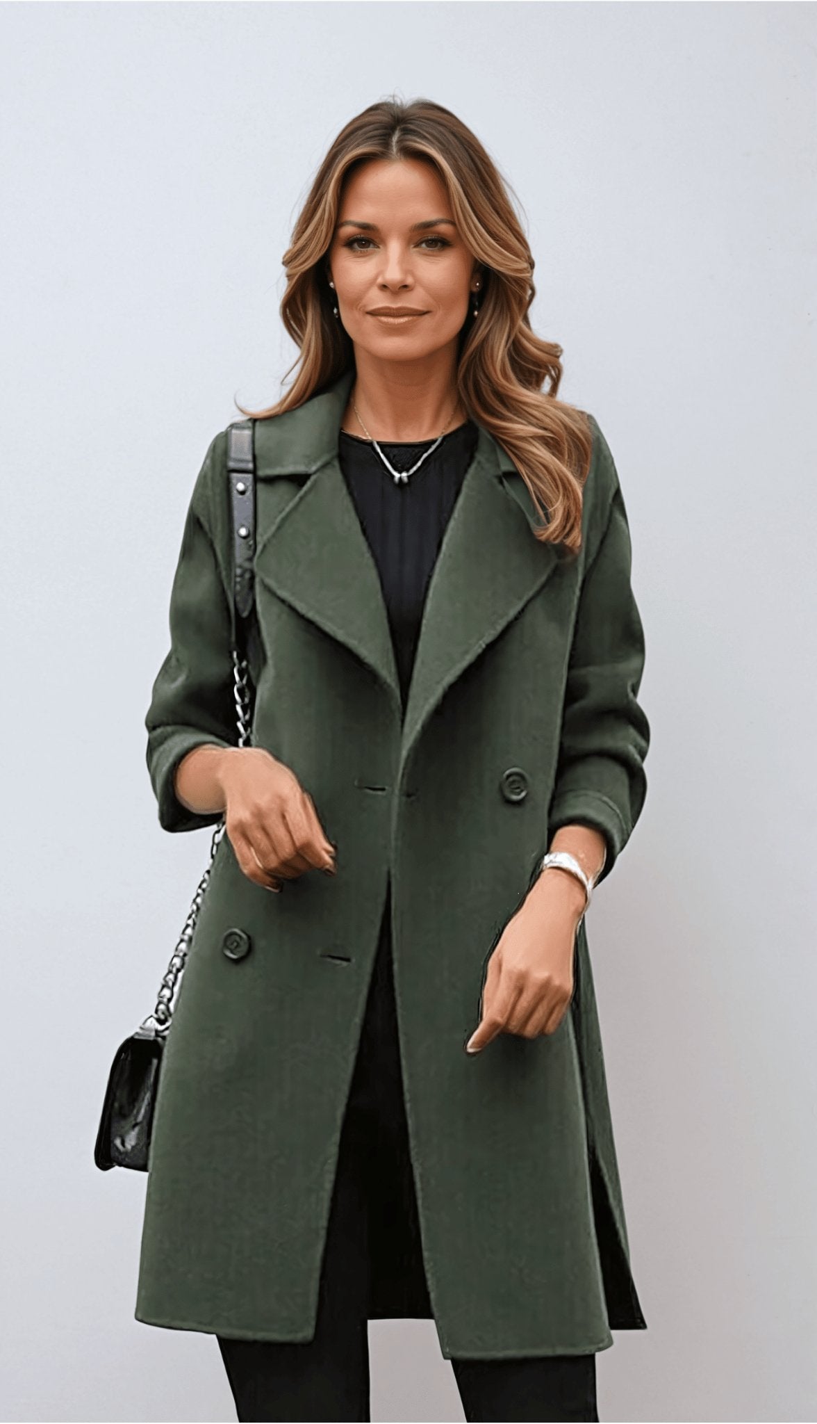 Mette | Chic Double Button Coat - VogeLuxe