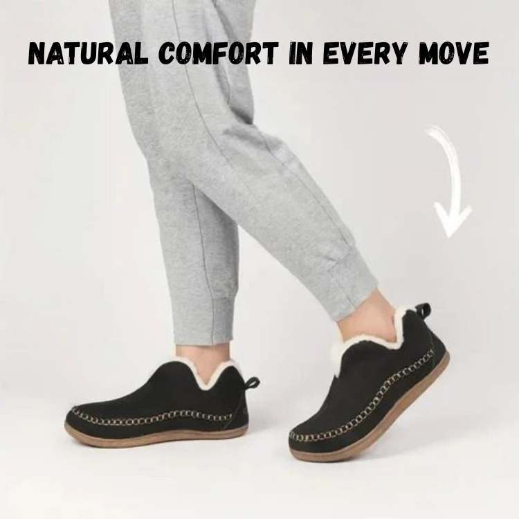 VogeLuxe | Men’s Moccasin Style Faux Fur Lined Slippers