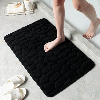 Plush Anti-Slip Bathroom Mat | Gentle Quick-Dry Comfort