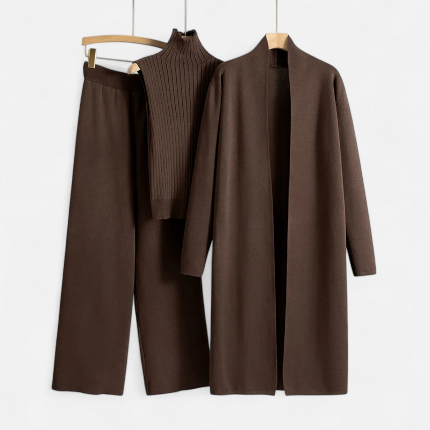 Cozy Women's 3-Piece Sweater Set