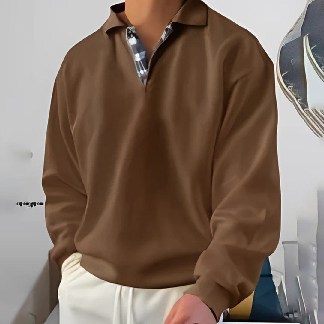 Warm Classic Zipped Winter Sweater