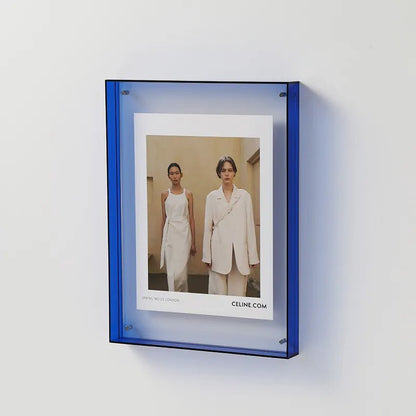 Vibrant Clear Plastic Picture Frame Wall Mount
