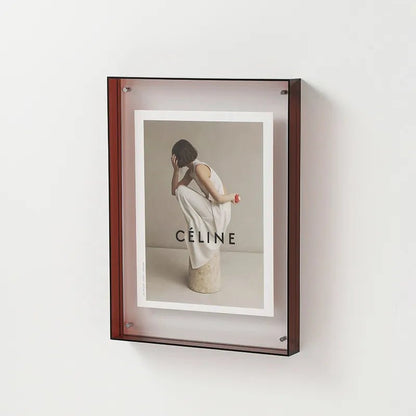 Vibrant Clear Plastic Picture Frame Wall Mount