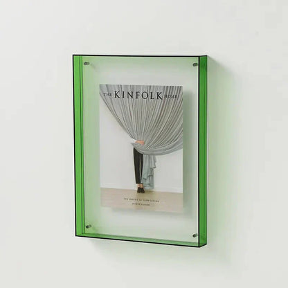 Vibrant Clear Plastic Picture Frame Wall Mount