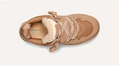 VogeLuxe | Women’s Plaid Strap Suede and Textile Casual Sneakers
