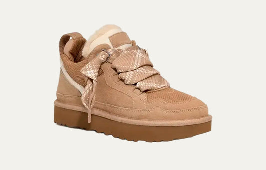 VogeLuxe | Women’s Plaid Strap Suede and Textile Casual Sneakers