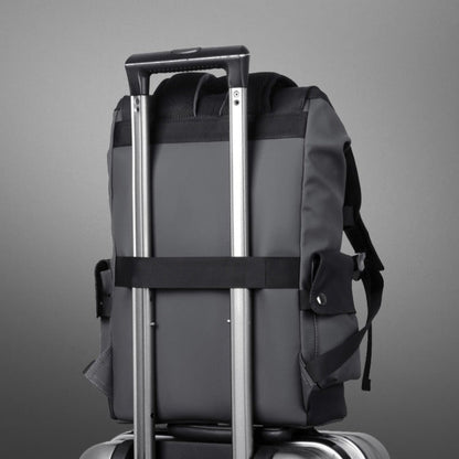 VogeLuxe | Men’s Classic Flap Top Multi Pocket Backpack