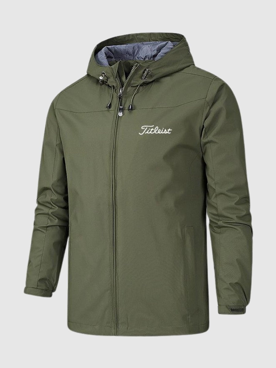Slim Fit Water Resistant Hooded Jacket