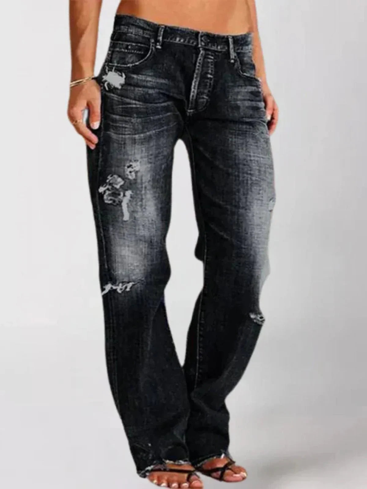 Carla - Low Rise Fashion Jeans