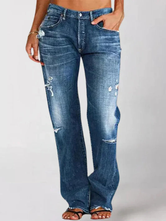 Carla - Low Rise Fashion Jeans - VogeLuxe