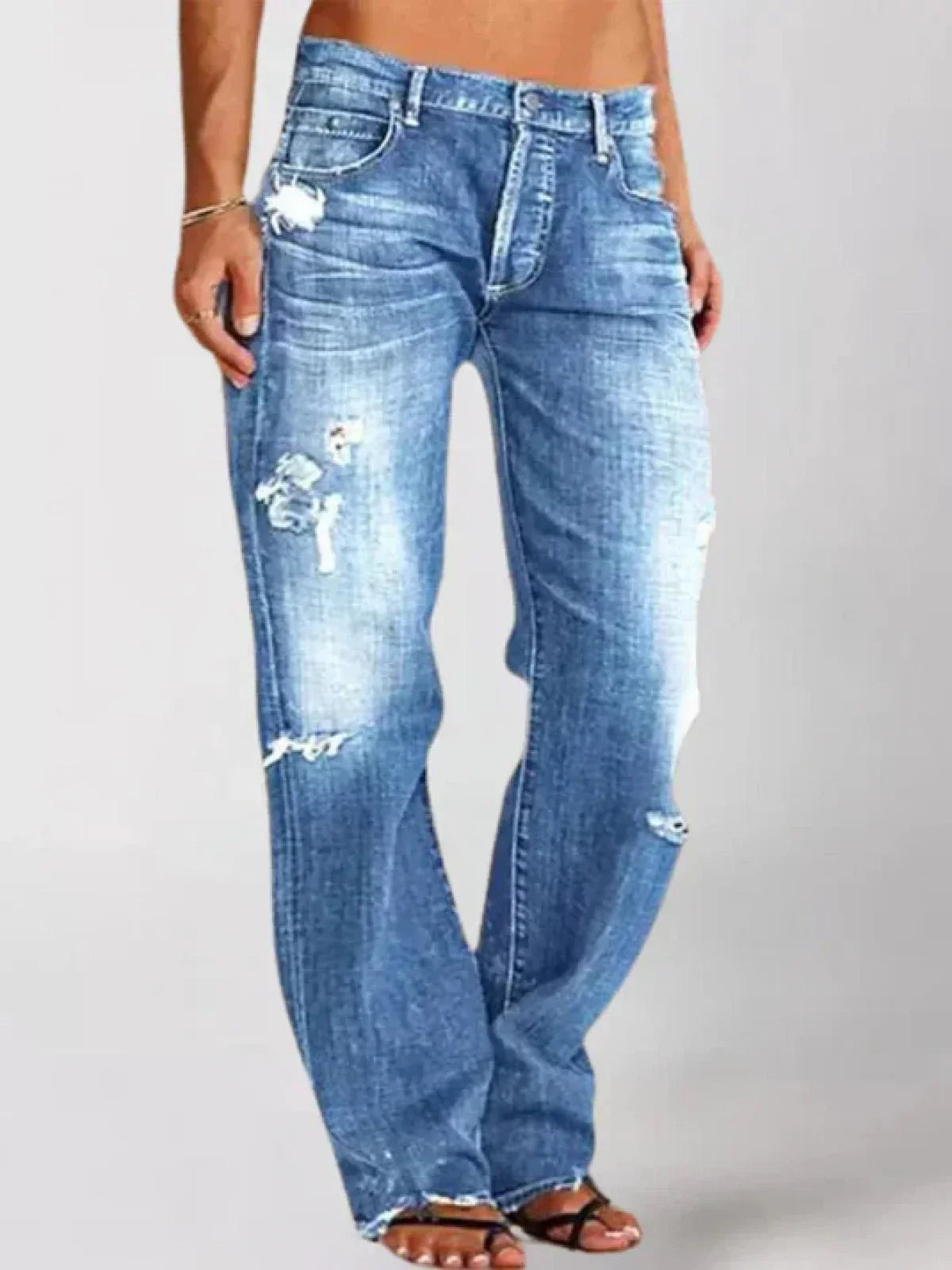 Carla - Low Rise Fashion Jeans
