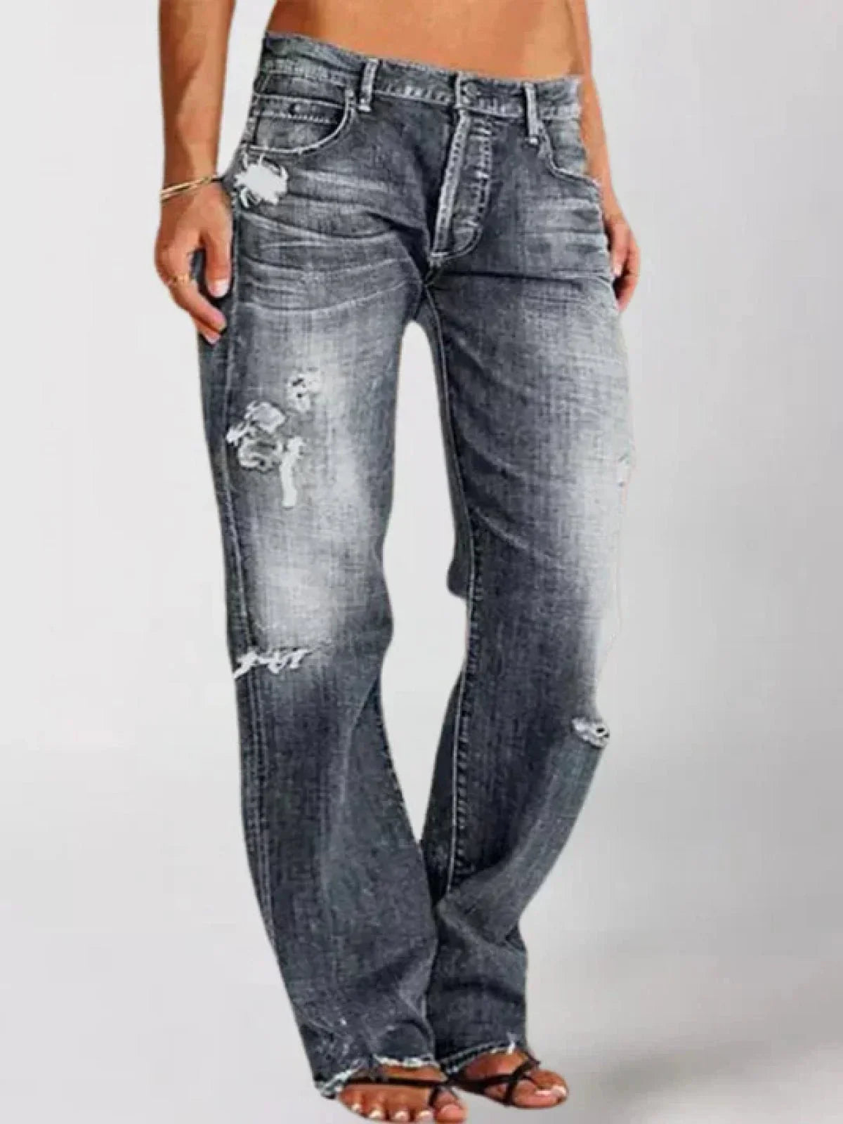 Carla - Low Rise Fashion Jeans
