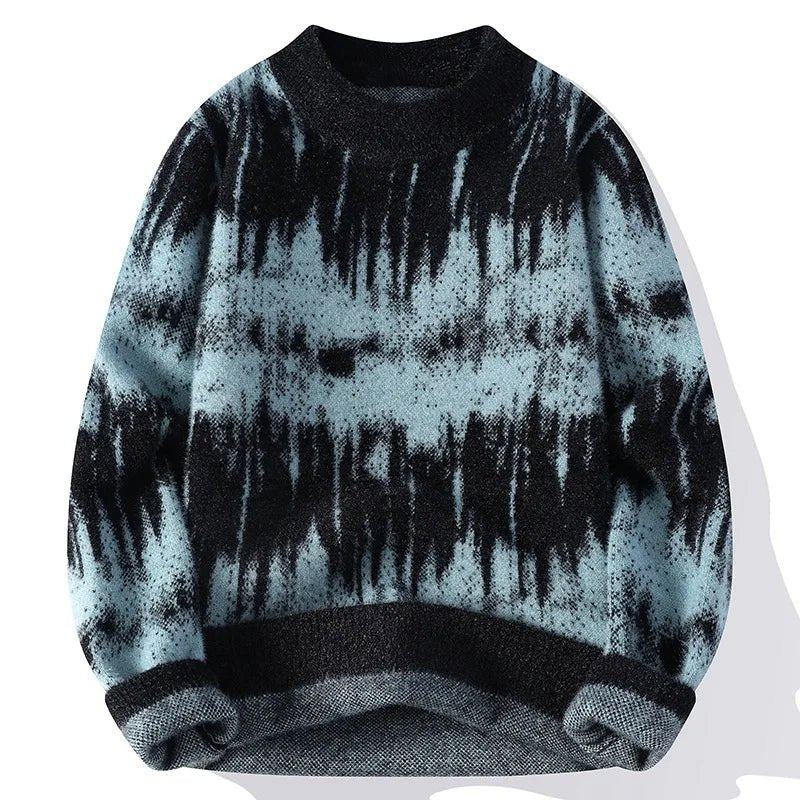 Casual Men's Oversized Tie Dye Sweatshirt