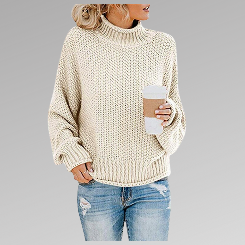 Relaxed Fit Women's Crew Neck Jumper Sweater
