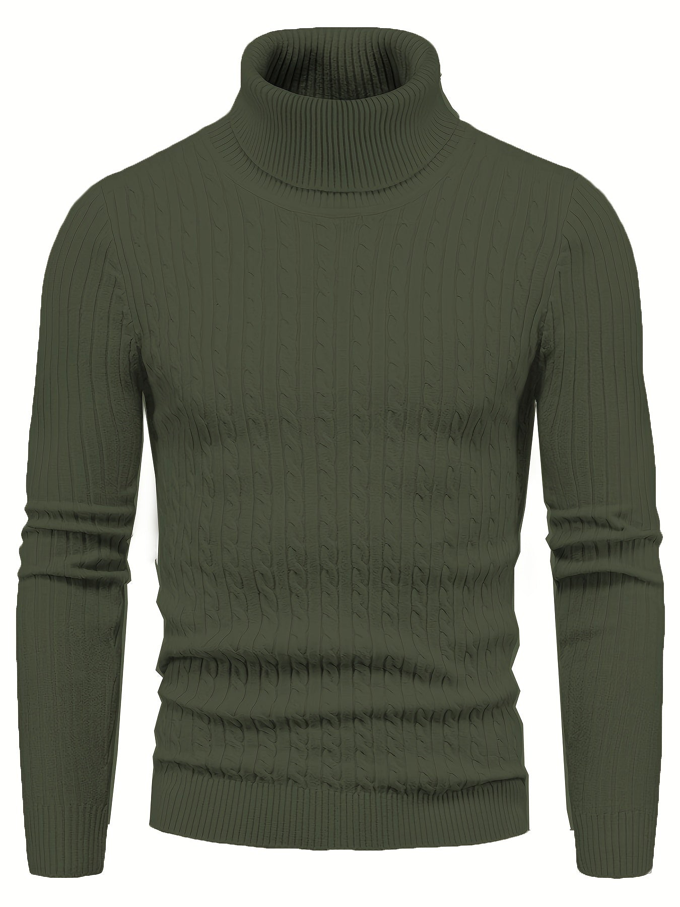 Cozy Mens Crew Neck Warm Sweater