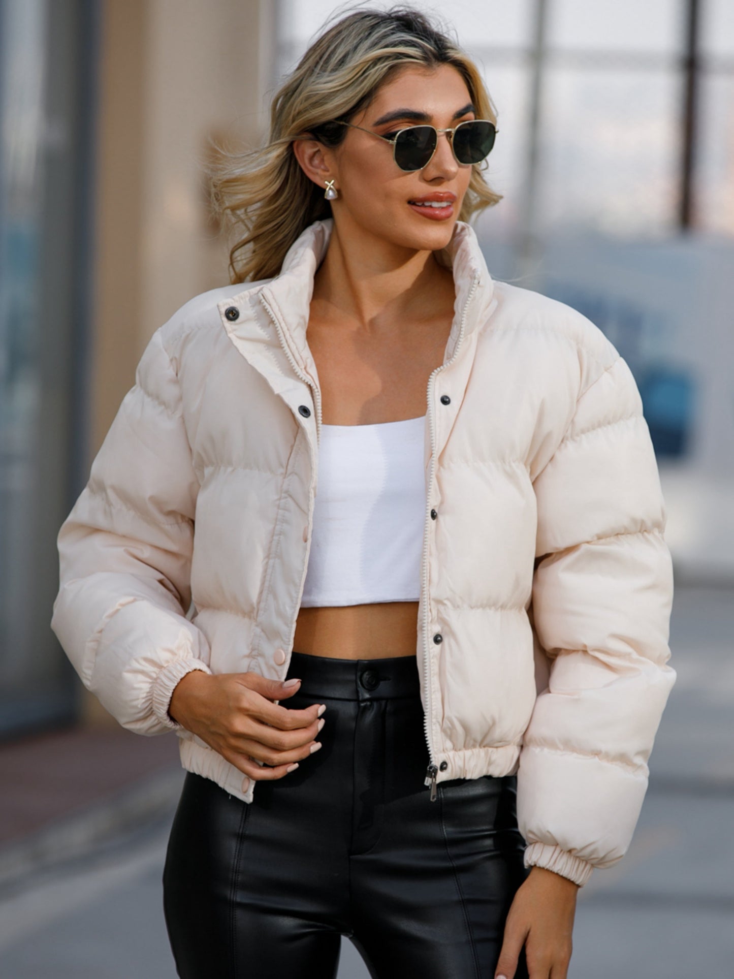 Soft Women's Padded Down Winter Jacket
