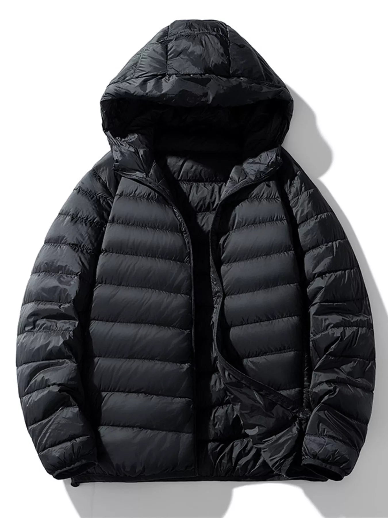 Slim Fit Waterproof Zipper Hoodie Jacket - VogeLuxe