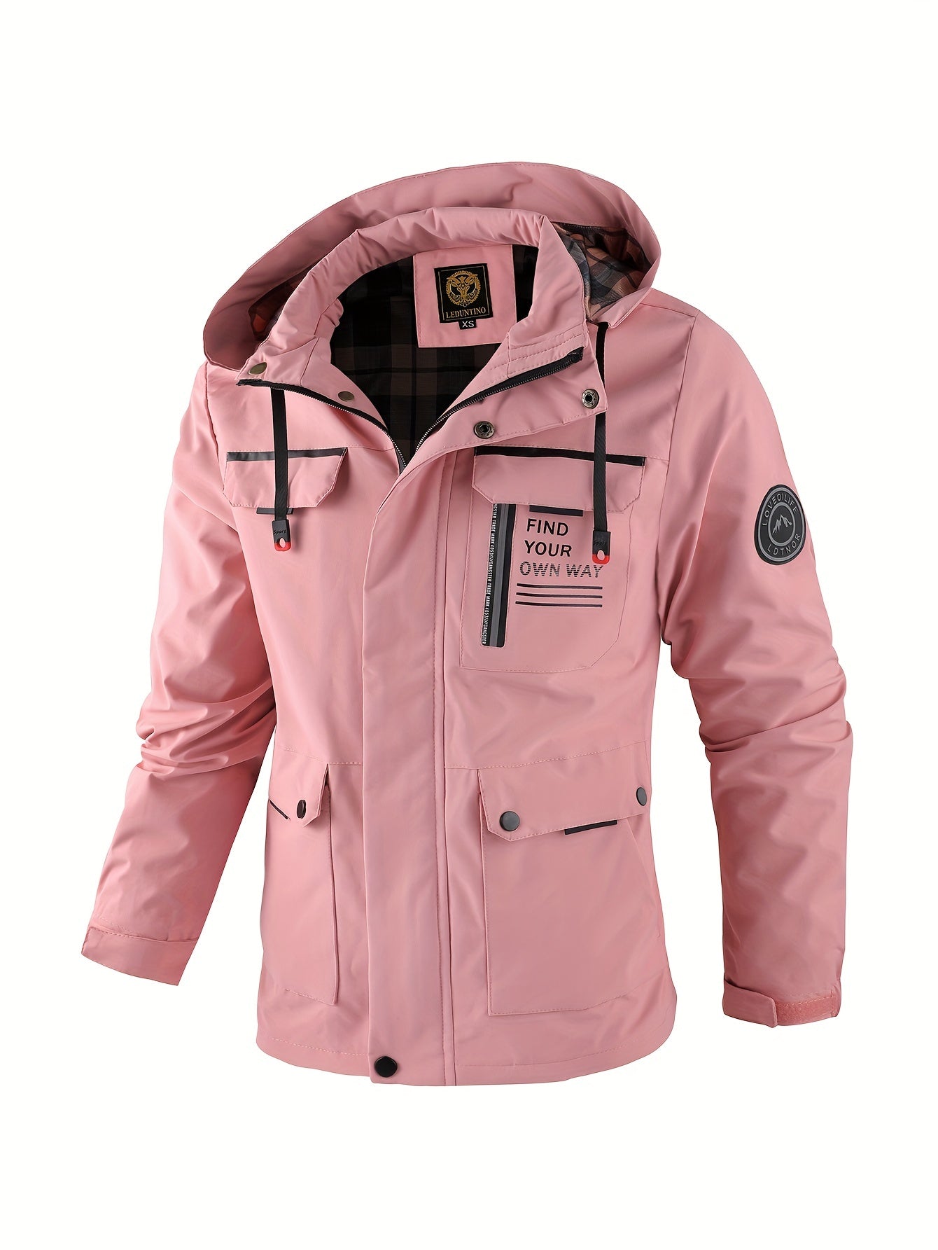 Waterproof Men's Hooded Work Jacket