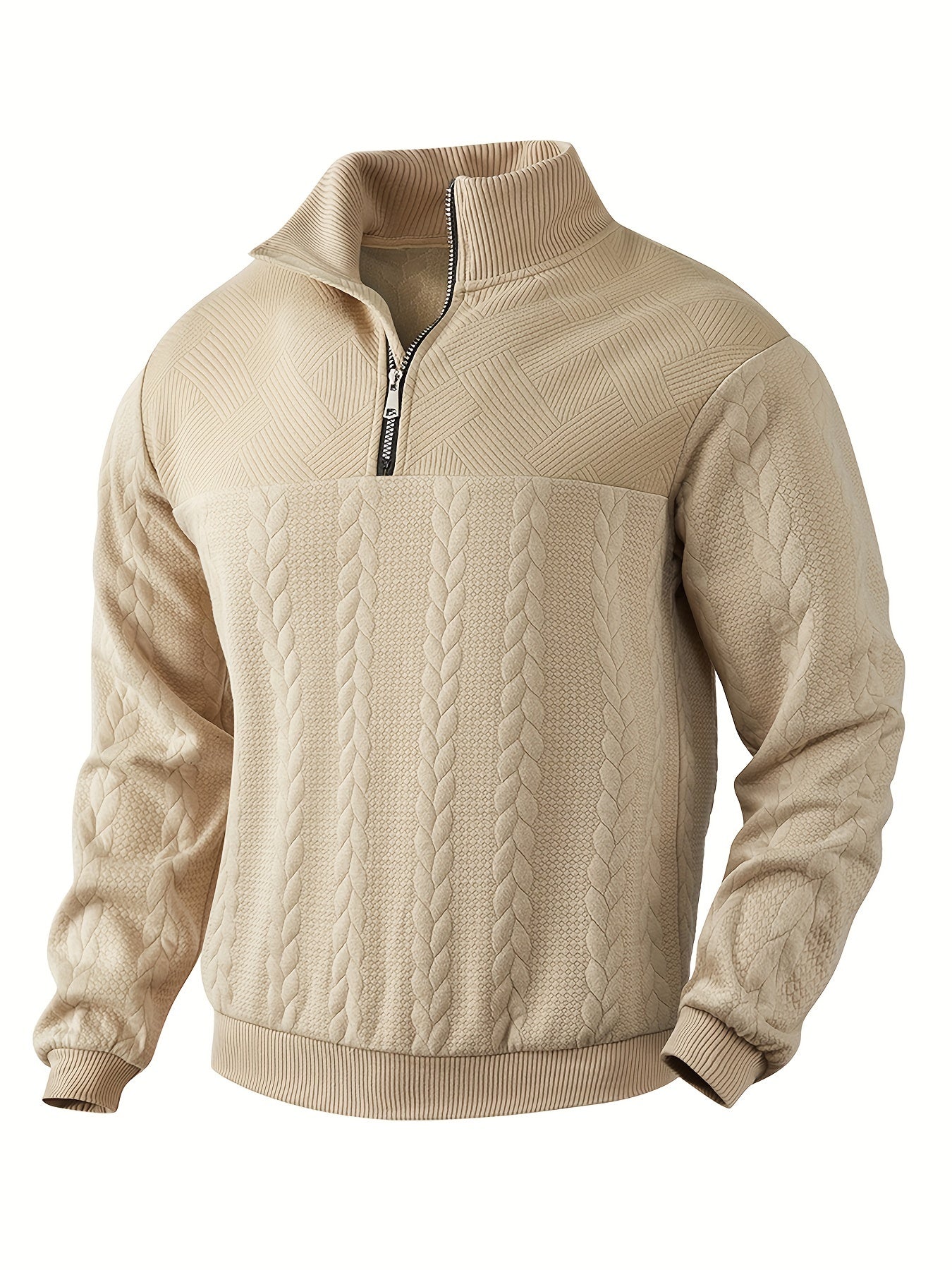 Men's Warm Crew Neck Winter Sweater