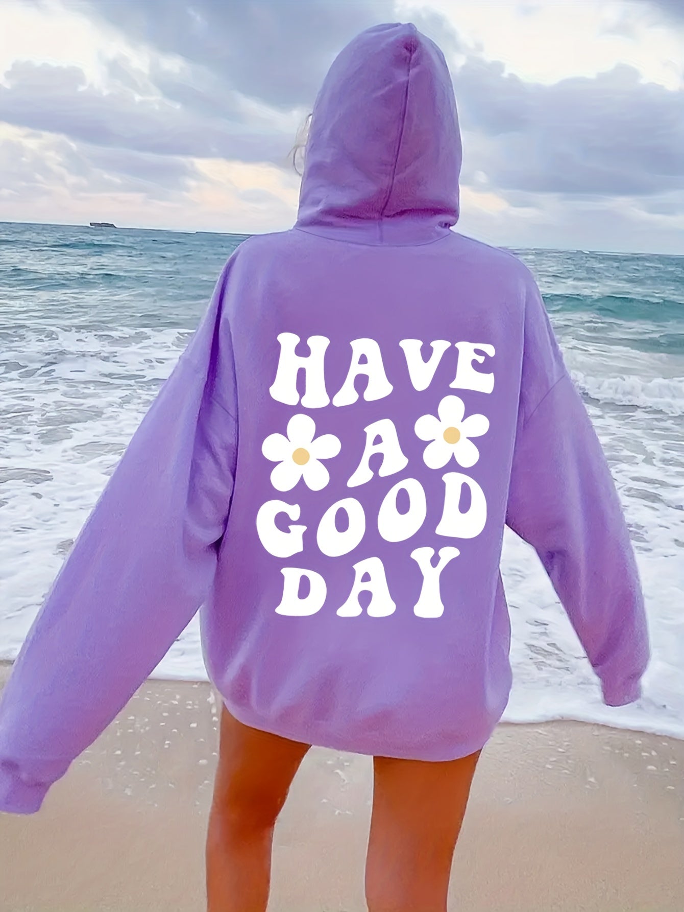 Cozy Women's Winter Hoodie with Fun Graphic Print