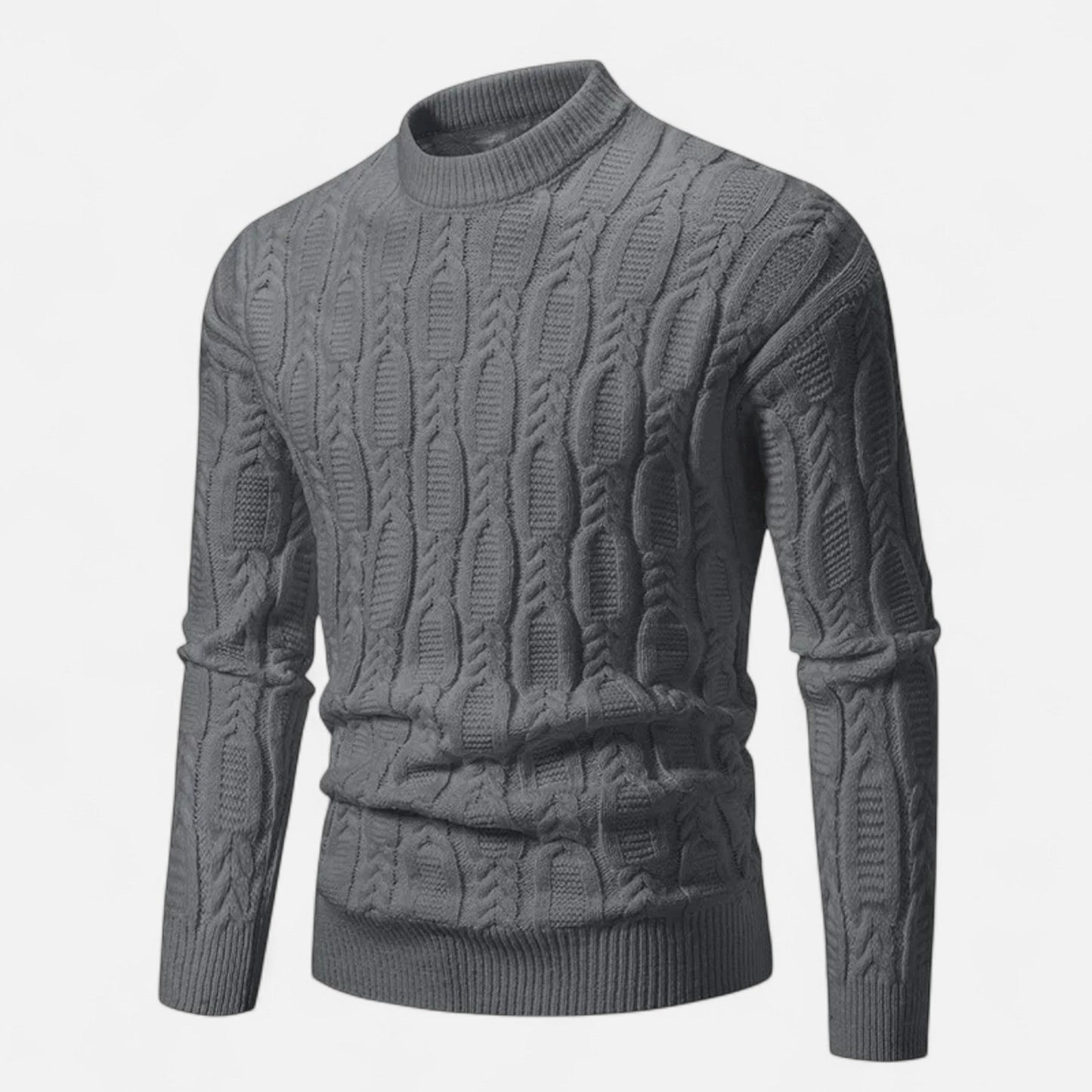 Men's Traditional Crew Neck Knitted Sweater