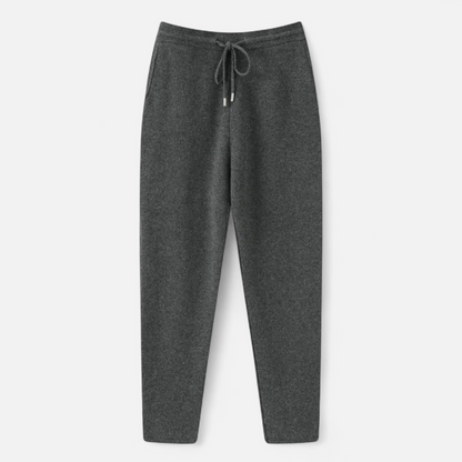 Warm Men's Merino Wool Knit Pants