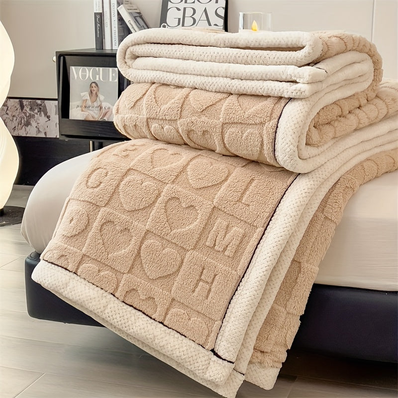 Cozy Fleece Throw Blanket for Home Comfort