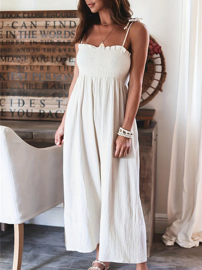 Relaxed Fit Women's Summer Wide Leg Jumpsuit