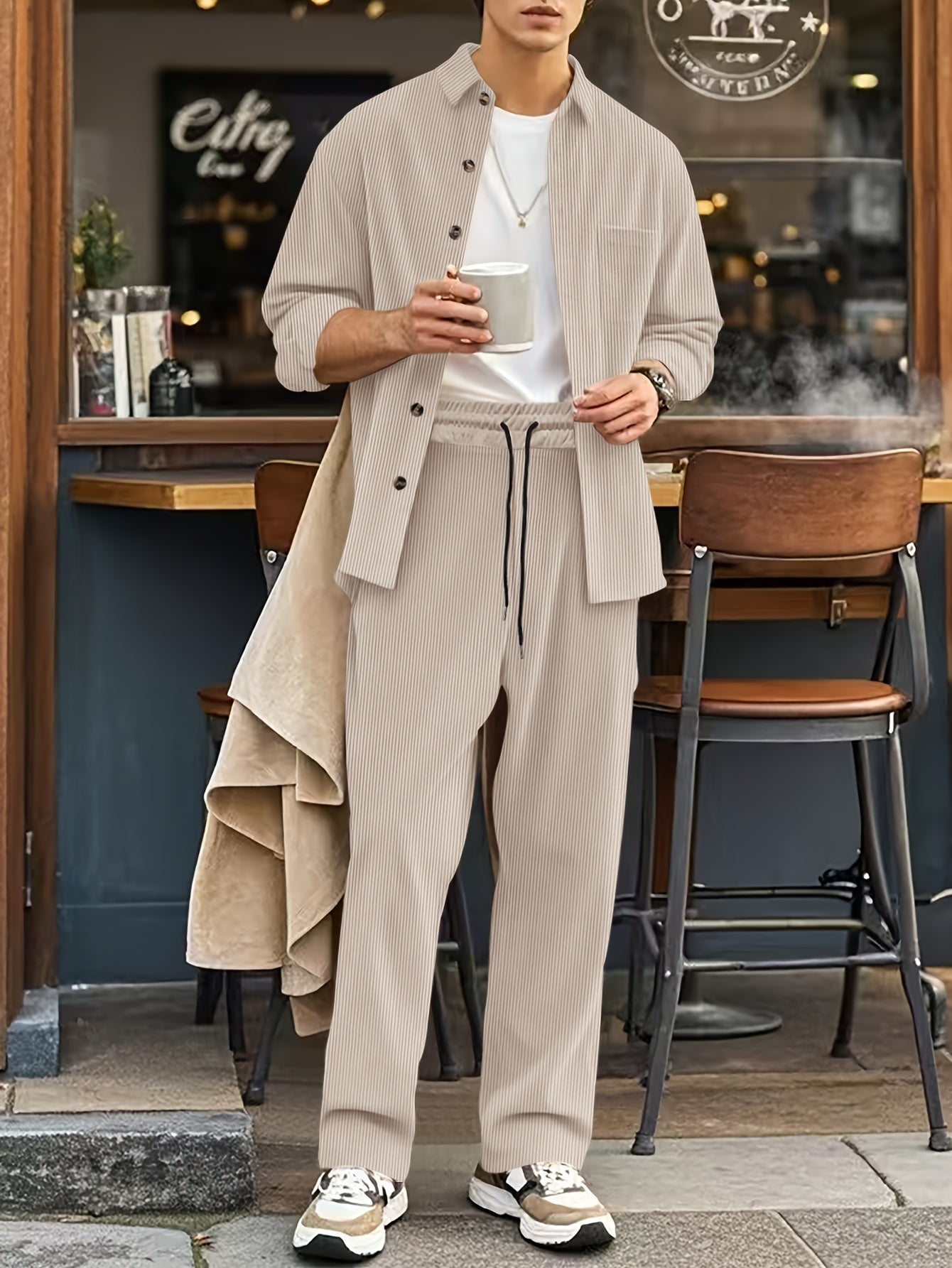 Comfy Sports Zip Up Tracksuit for Men - VogeLuxe