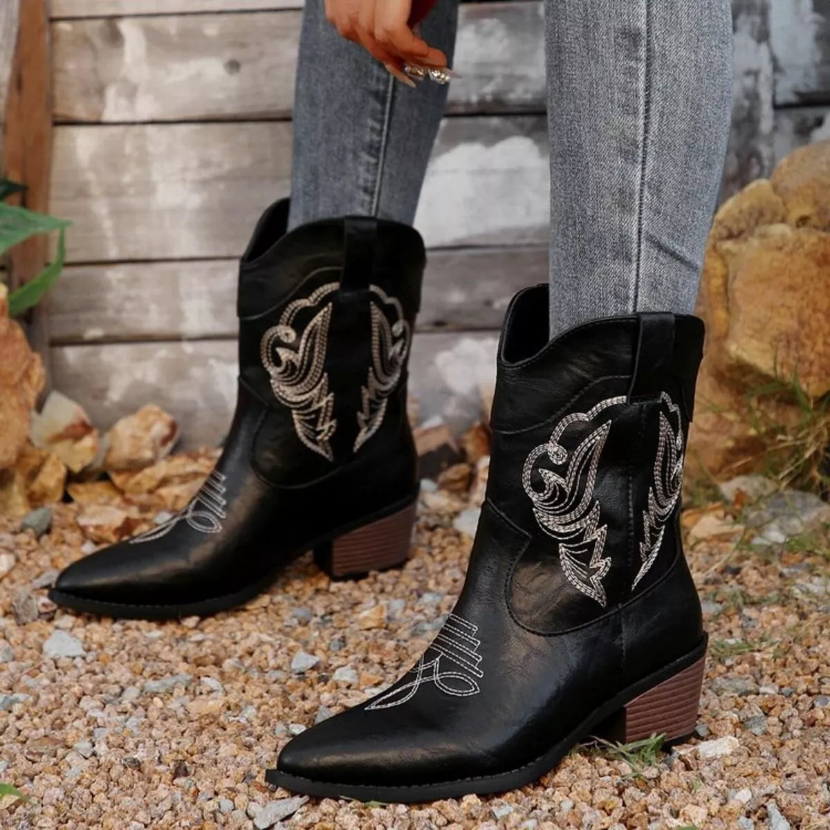 Rustic Country Riding Boots