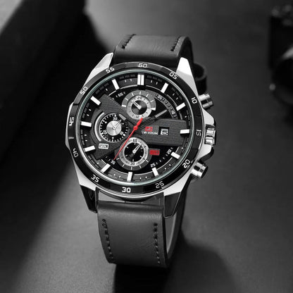 Luxury Men's Classic Leather Watch