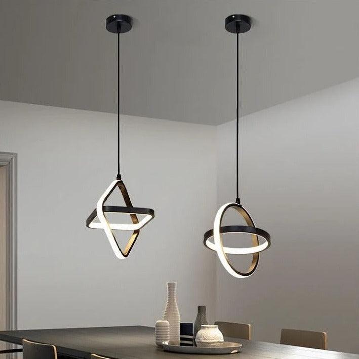 Modern Geometric Pendant Lighting Fixture
