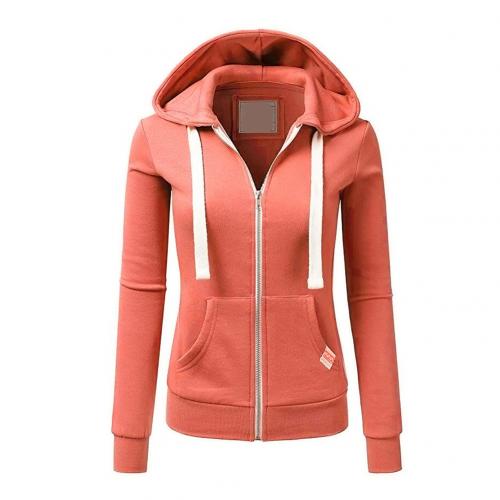 Cozy Women's Fitted Zip Hooded Sweatshirt
