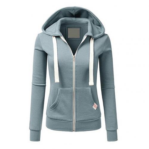 Cozy Women's Fitted Zip Hooded Sweatshirt