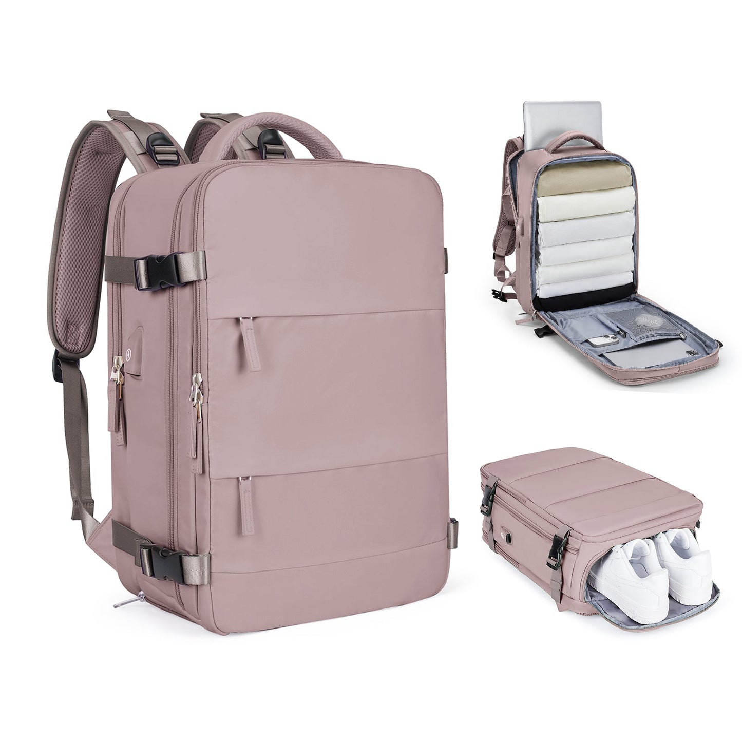 Portable Smart Expandable Hiking Backpack