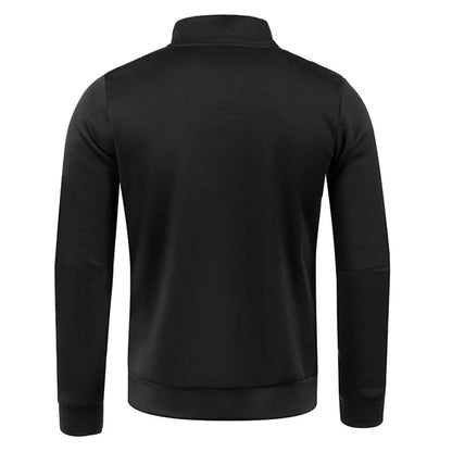VogeLuxe | Men’s Quarter Zip Mock Collar Sweatshirt